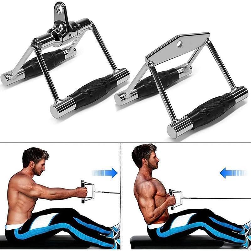 EZ Curl Pull-Down Bar - Cable Pulley Attachment LAT Bar (1 Piece)