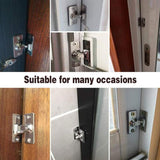90 Degree Sliding Door Lock Hasp - Stainless Steel Corner Latch - Black-2PCS - 45-Degree Angle