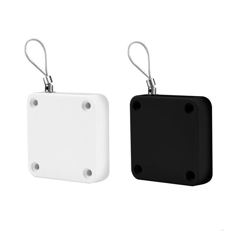 2x Punch-free Automatic Door Closer Sensor Auto for Home Kitchen Door Security - White