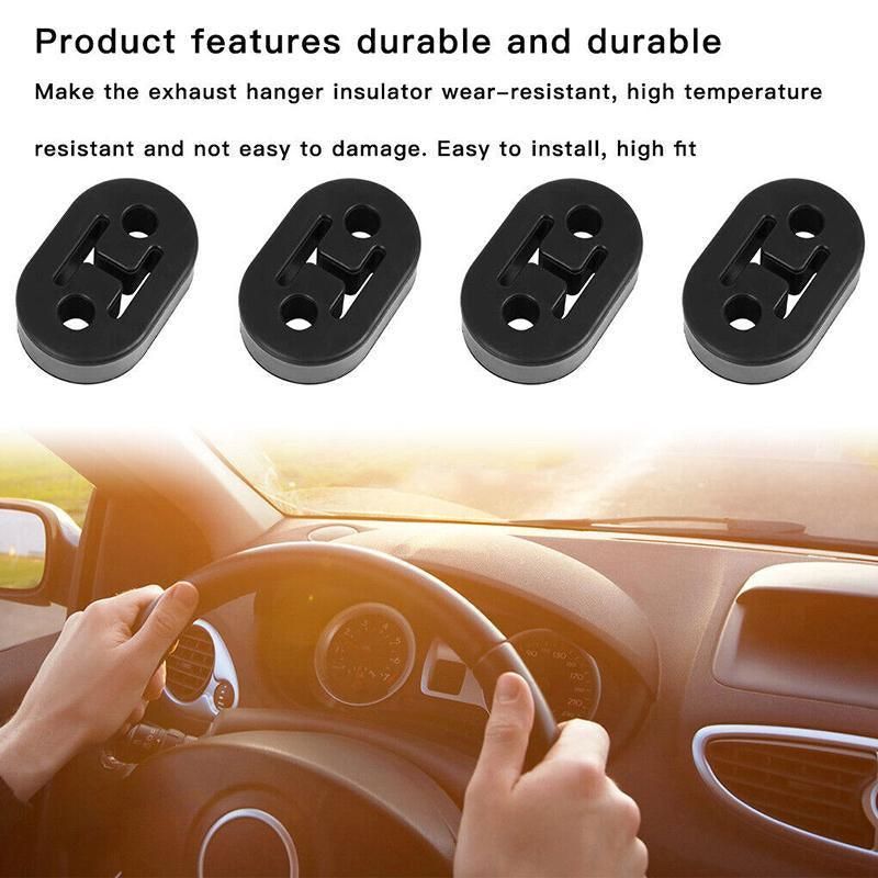 4 Pcs Universal Exhaust Mount Repair Hanger Brackets, Replacement Hangers