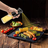 Olive Oil Sprayer Dispenser Cooking Baking BBQ Spray Bottle Kitchen Tool HG - Black - Side View