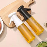 Olive Oil Sprayer Dispenser Cooking Baking BBQ Spray Bottle Kitchen Tool HG - Black - 45-Degree Angle