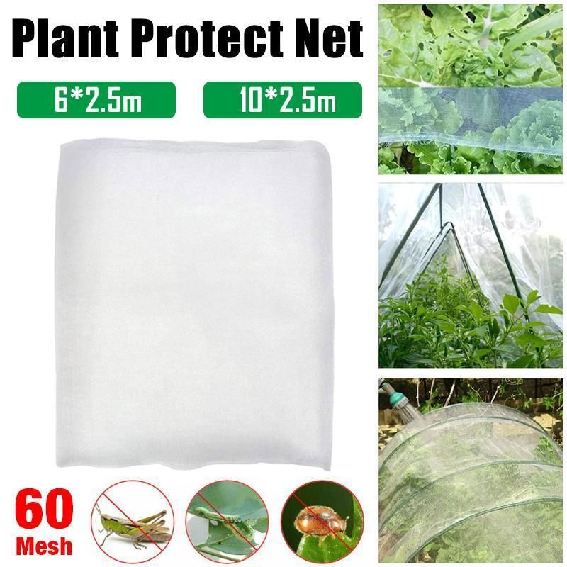 6/10M Netting Insect Bug Fly Fruit Mesh Net Vegetable Plant Protection Cover - 6*2.5 Meters