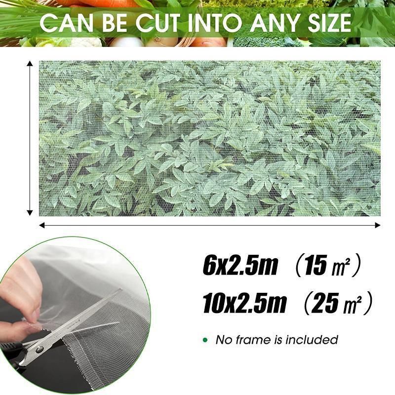 6/10M Netting Insect Bug Fly Fruit Mesh Net Vegetable Plant Protection Cover - 6*2.5 Meters