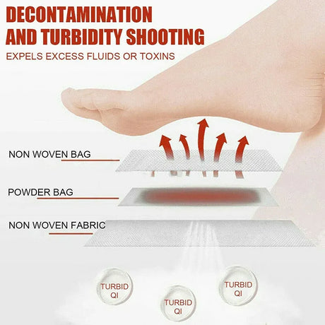 10-300 Ginger Herbal Detox Foot Patches for Slimming & Cleansing - 10PCS, image 8