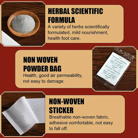 10-300 Ginger Herbal Detox Foot Patches for Slimming & Cleansing - 10PCS, image 10