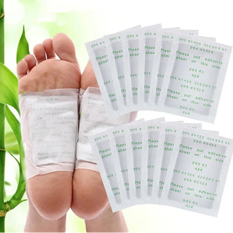 10-300 Ginger Herbal Detox Foot Patches for Slimming & Cleansing - 10PCS, image 12