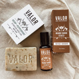 Tame Duo - Beard Tamer Firewood + Valor original Soap