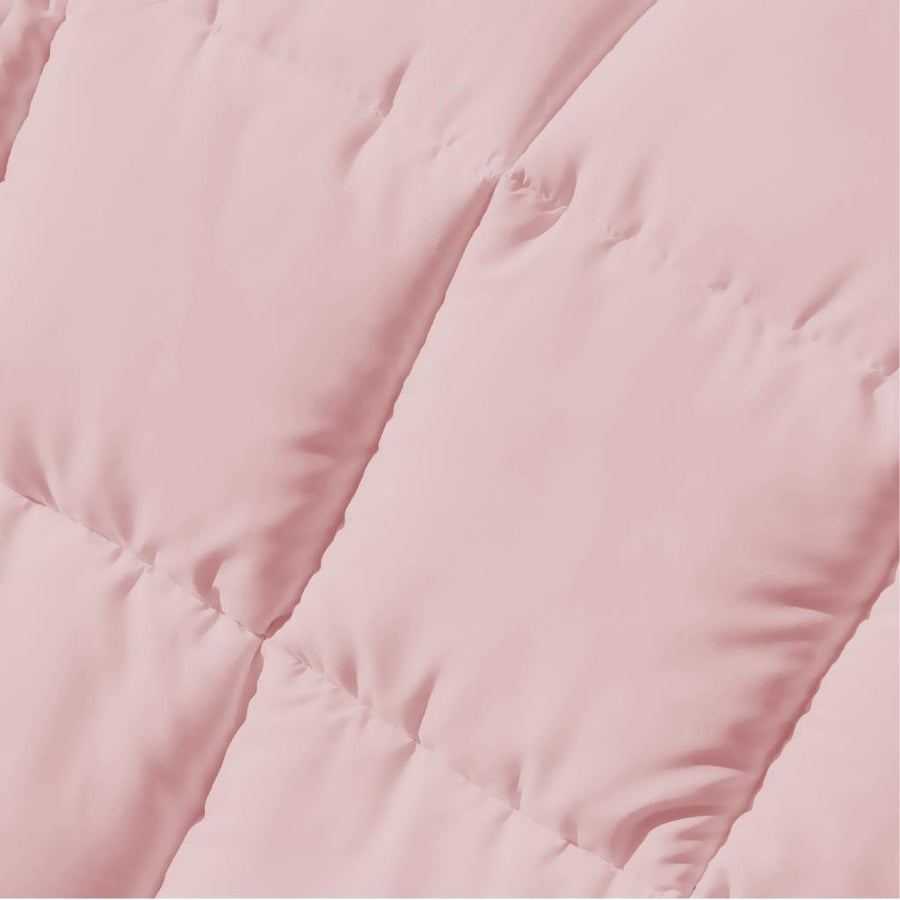 Luxor Australian Made Summer Blush 200GSM Bamboo Blend Quilt King Single