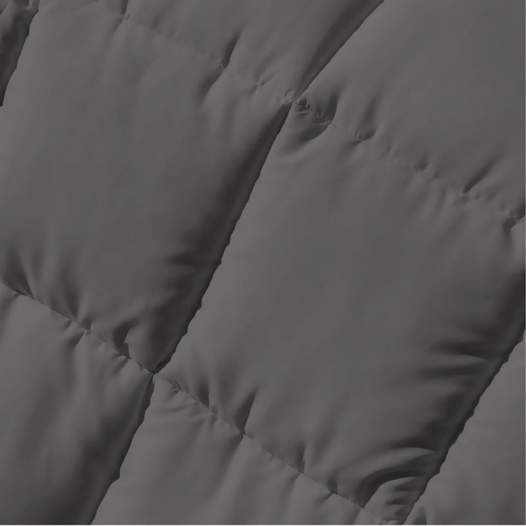 Summer Comfort Queen Bamboo Blend Quilt - Australian Made 200GSM in Grey