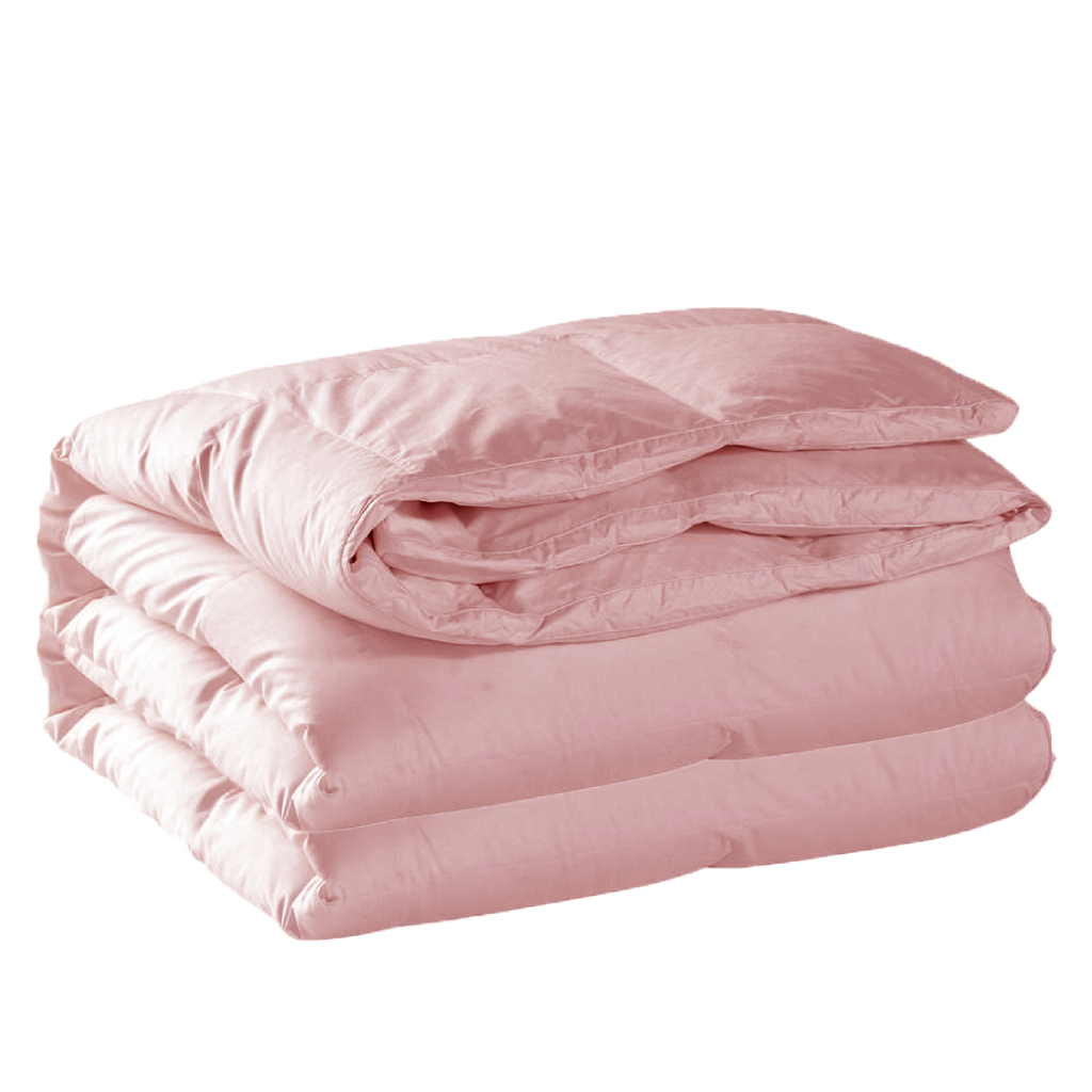 Australian Made All-Season 400GSM Bamboo Blend Double Quilt - Luxurious Comfort in Blush