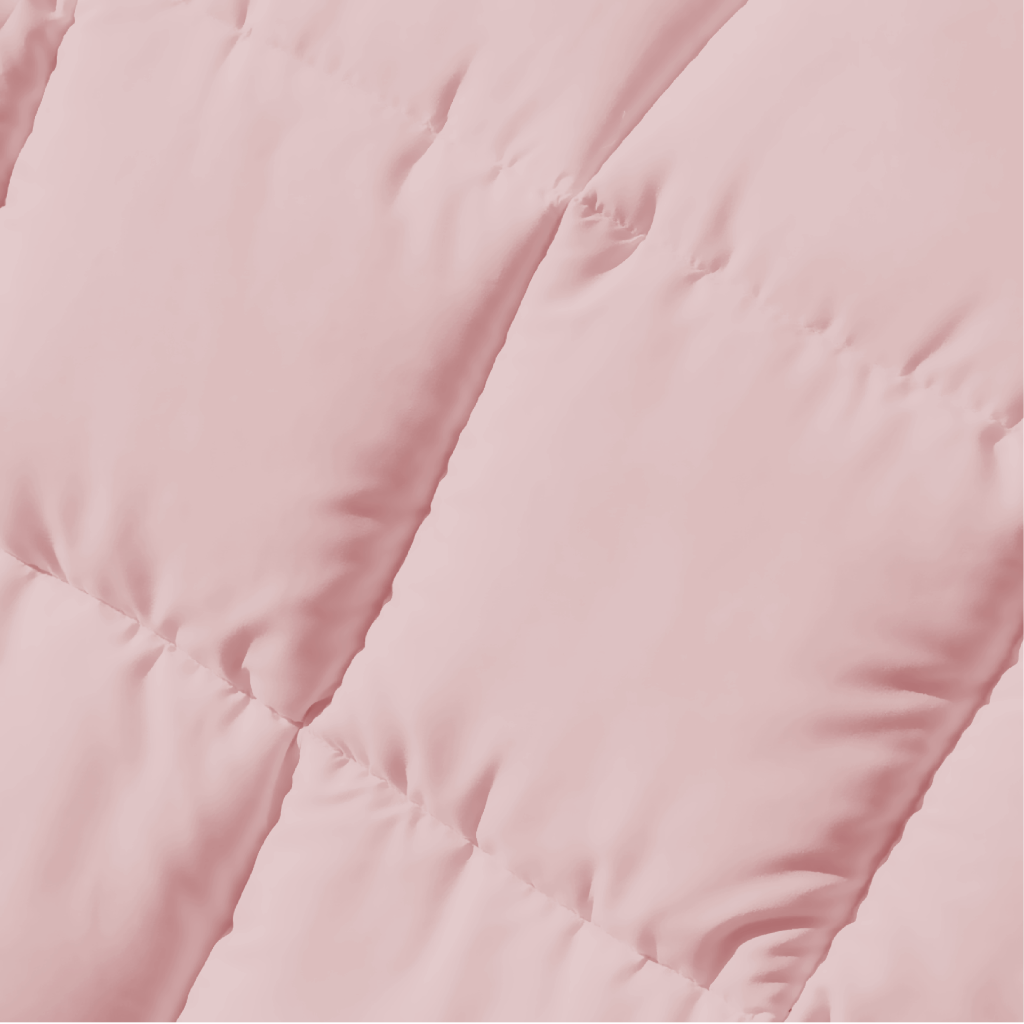 Australian Made All-Season 400GSM Bamboo Blend Double Quilt - Luxurious Comfort in Blush