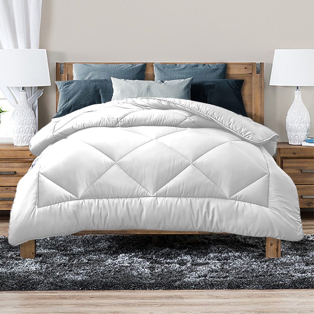 Premium Australian Made 400GSM Bamboo Blend Quilt for King Single  All Season Comfort