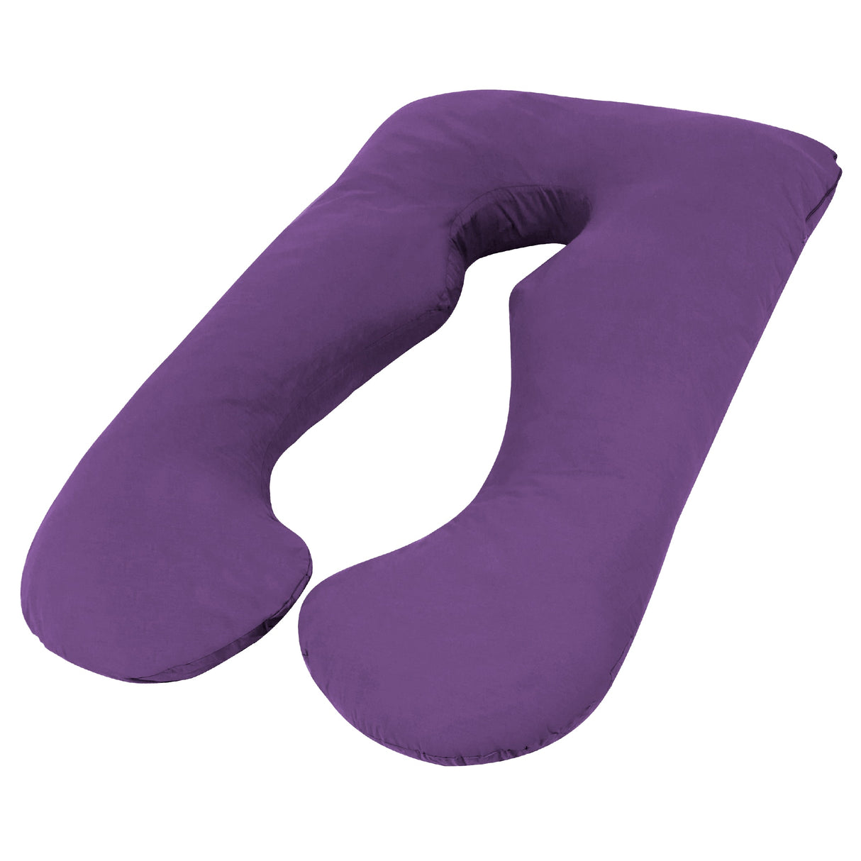 Australian Made Purple Maternity Nursing Body Pillow with Pillowcase - Ultimate Comfort for Pregnant Mothers
