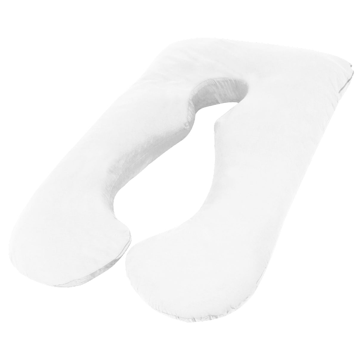 Australian Made Maternity Nursing Body Pillow with Pillowcase - White