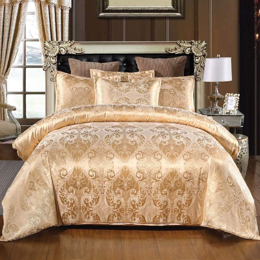 Dreamfields - Golden Royal Quilt Cover Set - (3pcs, King Size)
