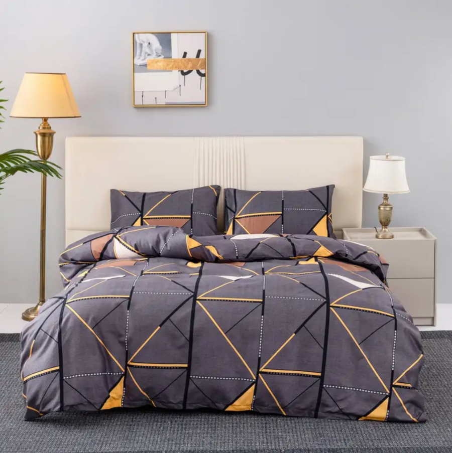 Dreamfields - Triray Quilt Cover Set - (3pcs, Double Size)