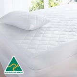 Australian Made Fully Fitted Cotton Quilted Mattress Protector for King Size Beds