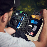 Glucology Diabetes Travel Cases | Matte Blue, Classic - Side View