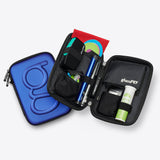 Glucology Diabetes Travel Cases | Matte Blue, Classic - Rear View