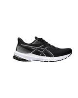 ASICS GT-1000 12 Men's Running Shoes with Advanced Cushioning and Stability - Black/White, Size 12 US