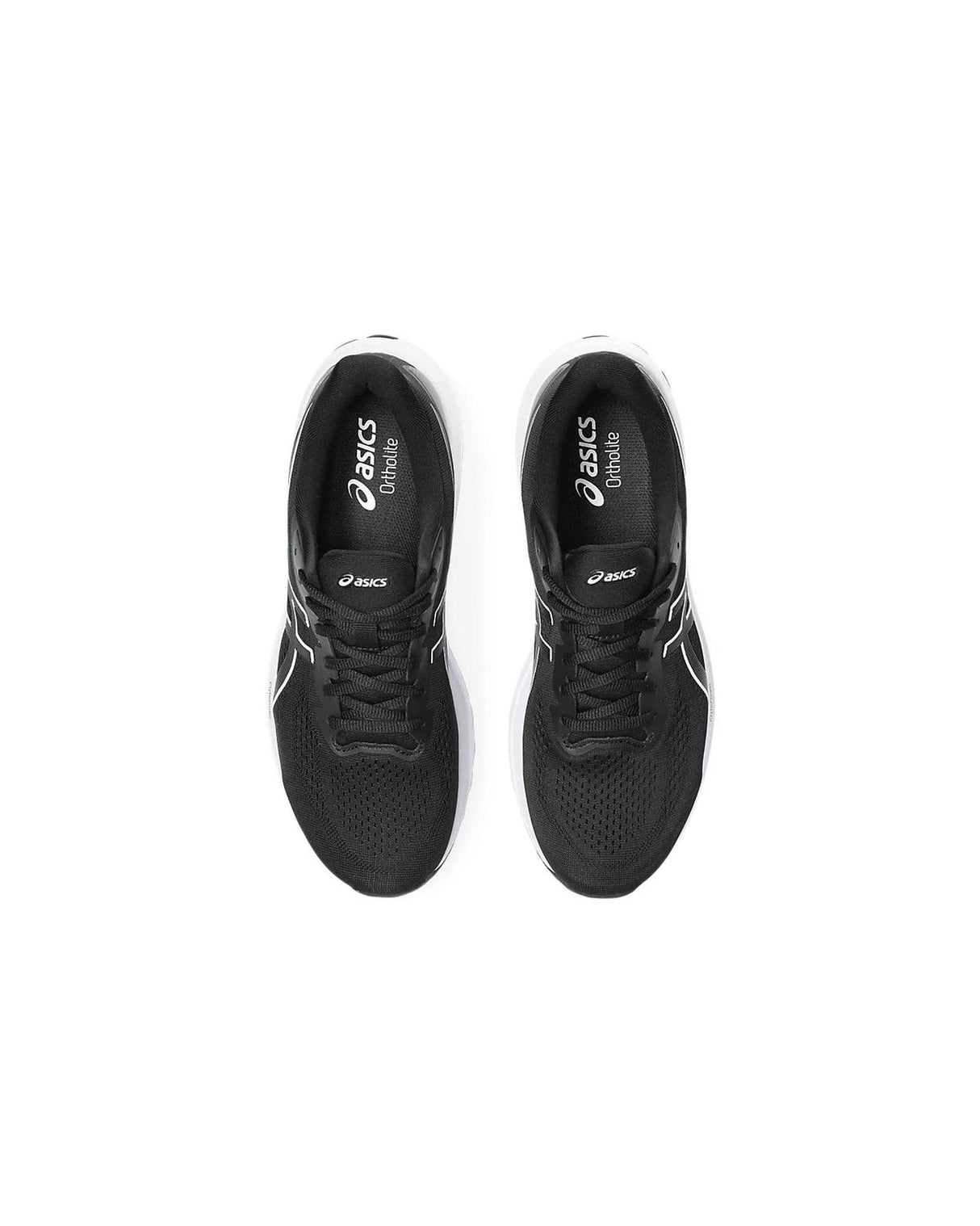 ASICS GT-1000 12 Men's Running Shoes with Advanced Cushioning and Stability - Black/White, Size 12 US