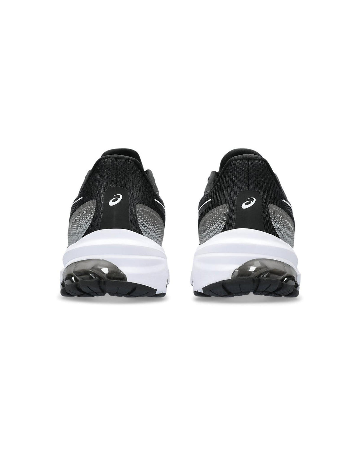 ASICS GT-1000 12 Men's Running Shoes with Advanced Cushioning and Stability - Black/White, Size 12 US