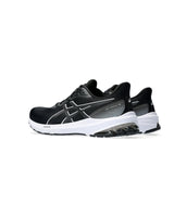 ASICS GT-1000 12 Men's Running Shoes with Advanced Cushioning and Stability - Black/White, Size 12 US - Close-Up Angle