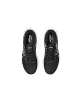 ASICS Women's Breathable Black Running Shoes with Advanced Cushioning - Size 10 US - Top-Down View
