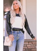 Retro Leopard Spot Pullover - M - Close-Up Angle