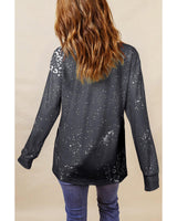 Retro Leopard Pullover - XL - Side View