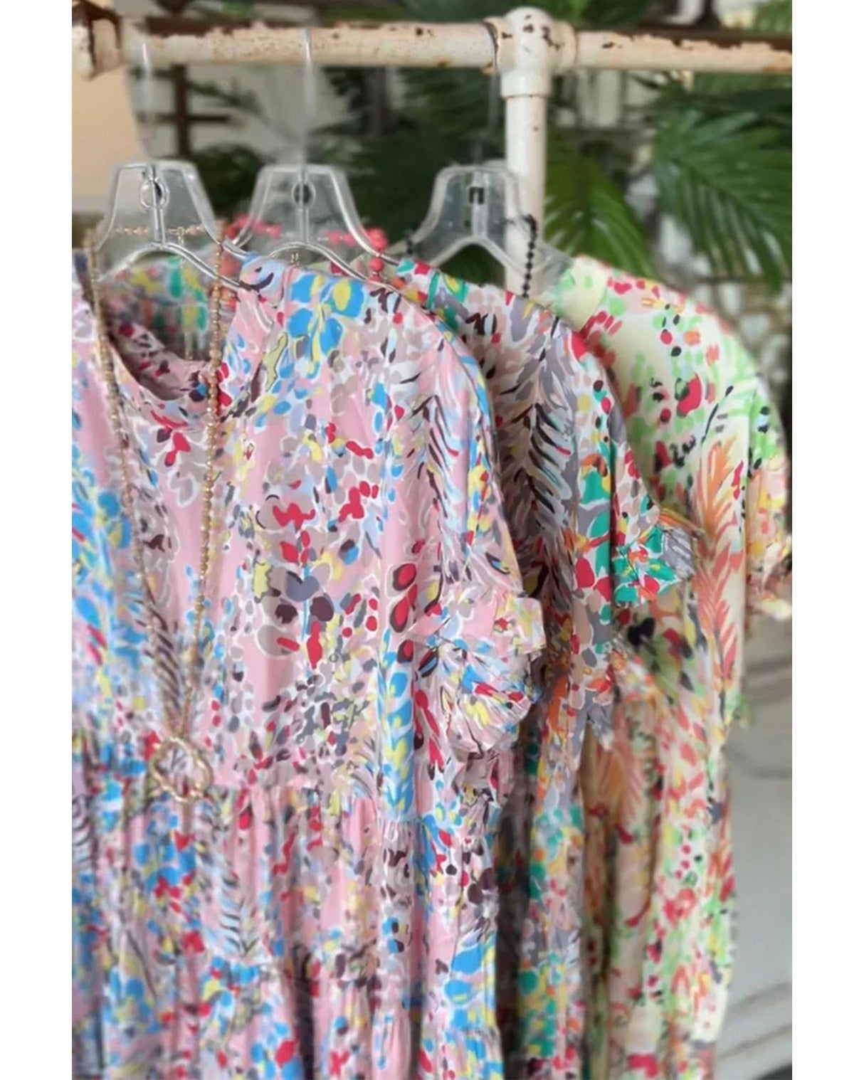 Azura Floral Ruffle Sleeve Babydoll Top - S