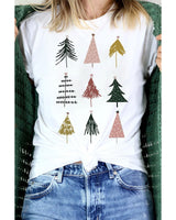 Azura Exchange Holiday Spirit Christmas Tree Tee - XL - Close-Up Angle