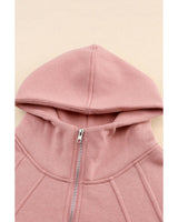 Azura Exchange Quarter Zip Hoodie with Kangaroo Pocket - Size S - Extra Image