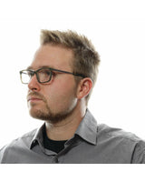 Police Men's Green Full-Rim Optical Glasses - One Size - Top-Down View