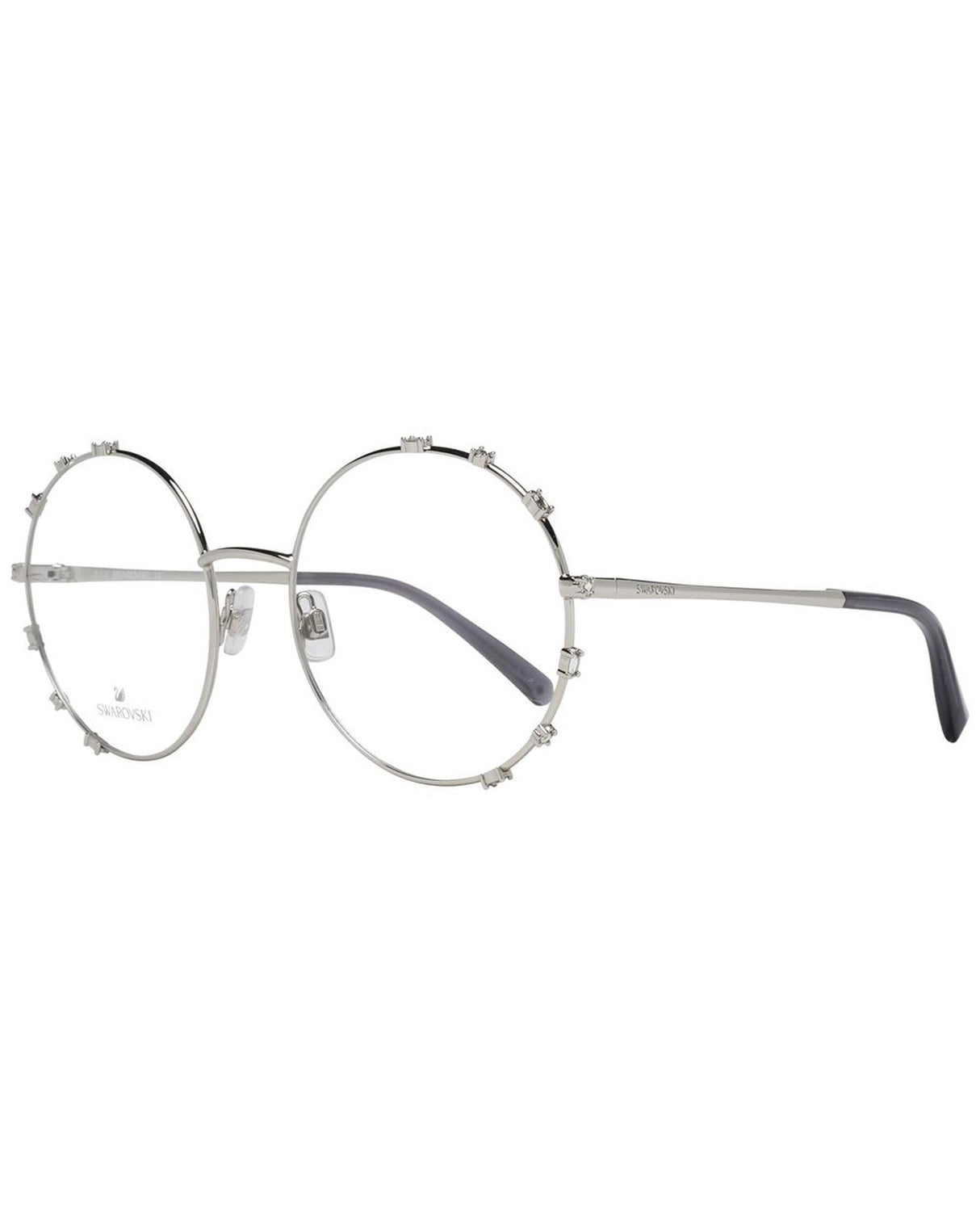 Swarovski Women's Full-Rim Silver Metal Optical Frames - One Size