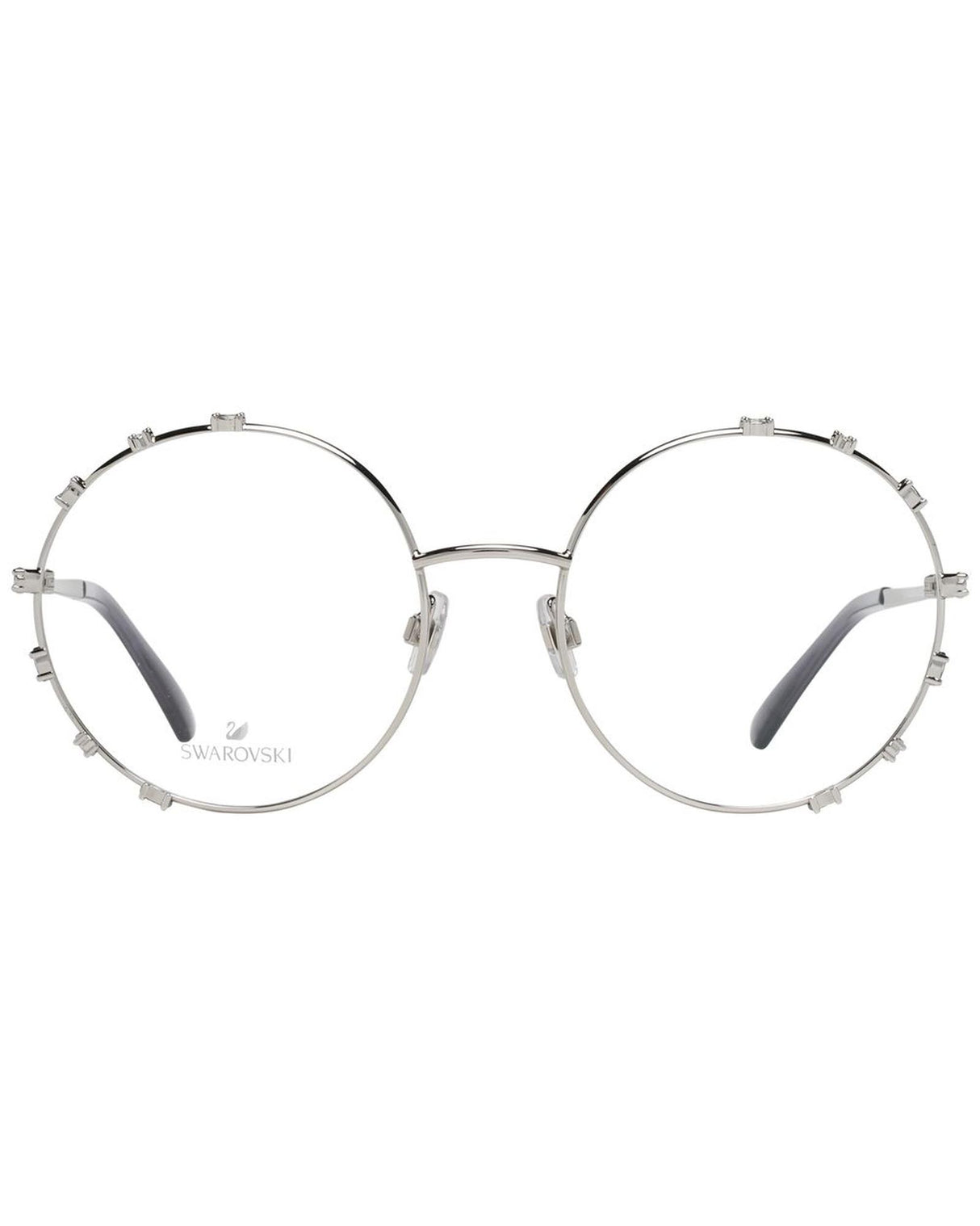 Swarovski Women's Full-Rim Silver Metal Optical Frames - One Size