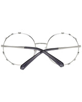 Swarovski Women's Full-Rim Silver Metal Optical Frames - One Size - Side View