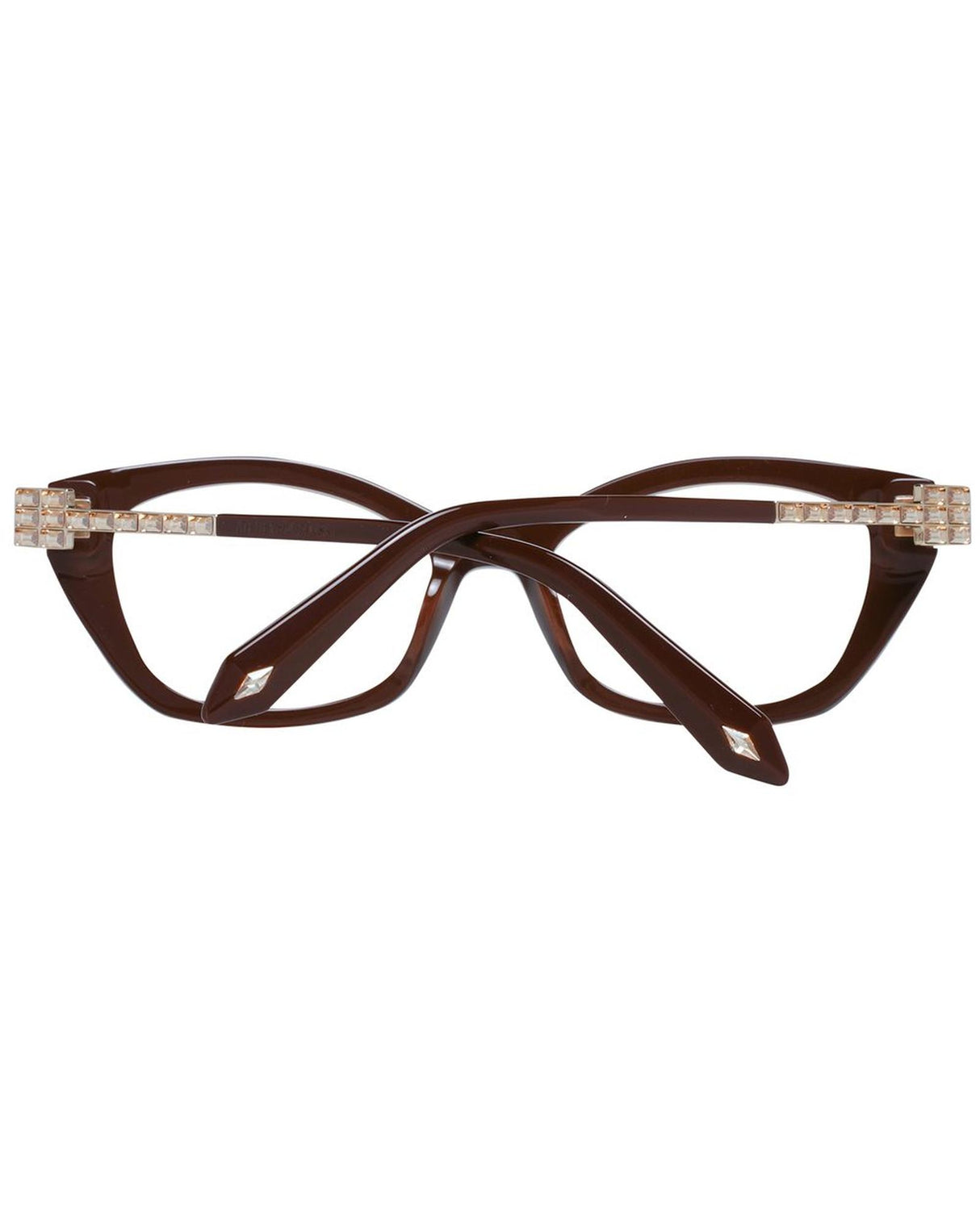 Atelier Swarovski Women's Full-Rim Brown Cat Eye Optical Frames - One Size