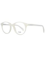 Maje Women's Round White Acetate Optical Frames - One Size