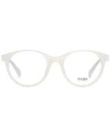 Maje Women's Round White Acetate Optical Frames - One Size - Front View