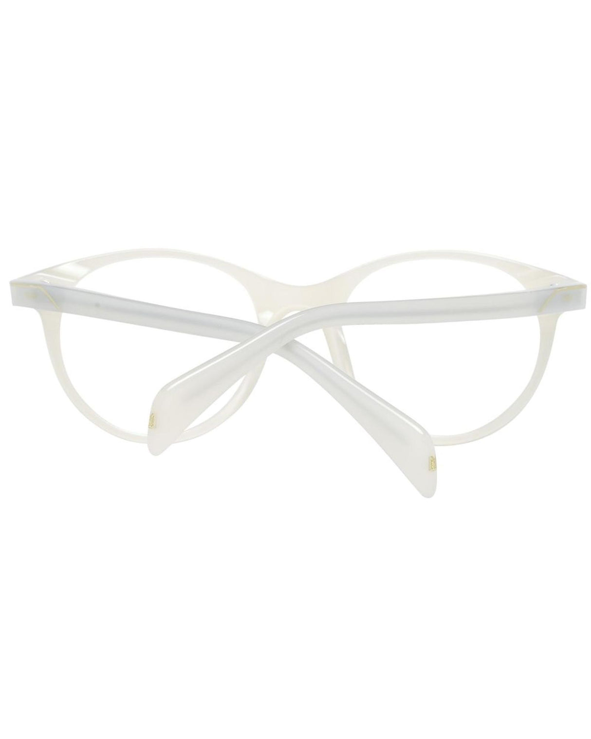Maje Women's Round White Acetate Optical Frames - One Size