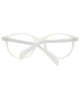 Maje Women's Round White Acetate Optical Frames - One Size - Side View