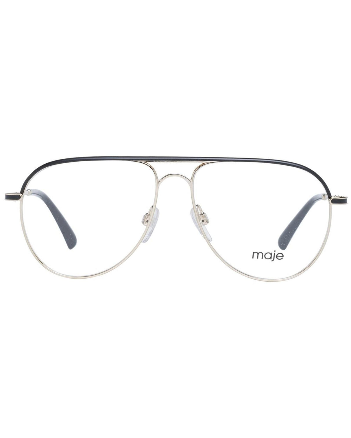 Maje Women's Stylish Gold Aviator Optical Frames - One Size