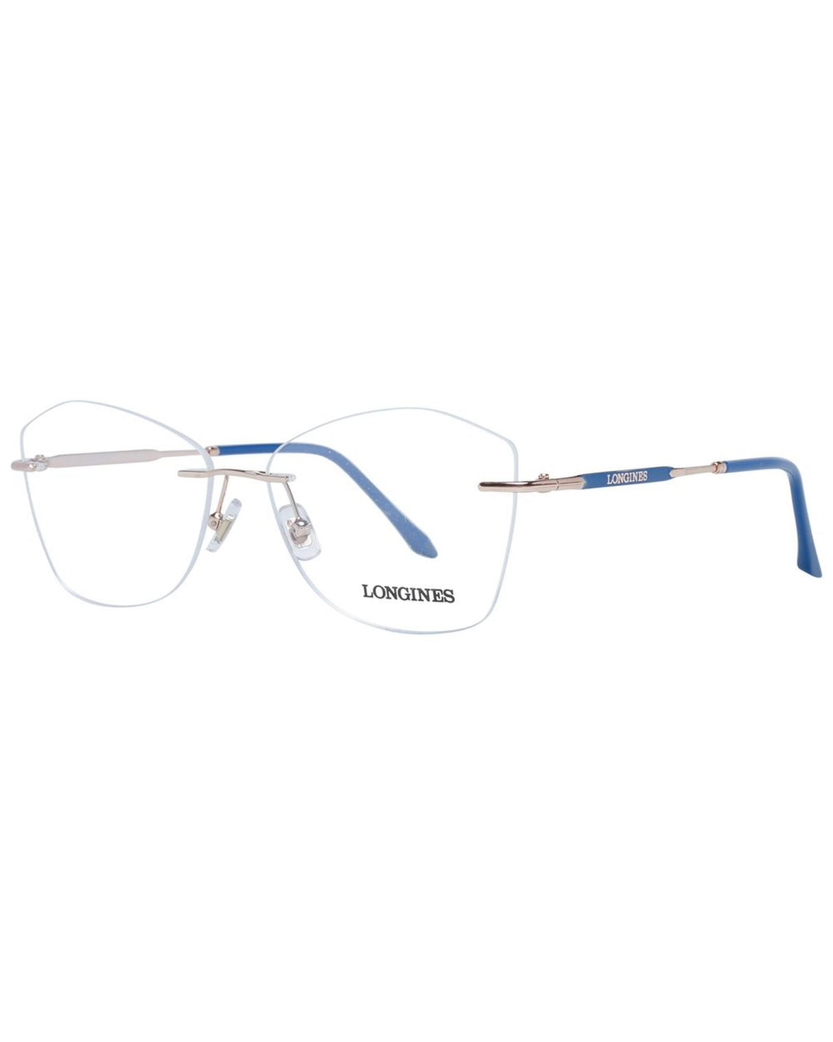 Longines Women's Rimless Blue Optical Frames - One Size