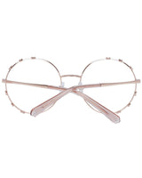 Swarovski Women's Round Pink Metal Optical Glasses - One Size - Side View