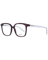 Bally Women's Square Burgundy Optical Frames - One Size