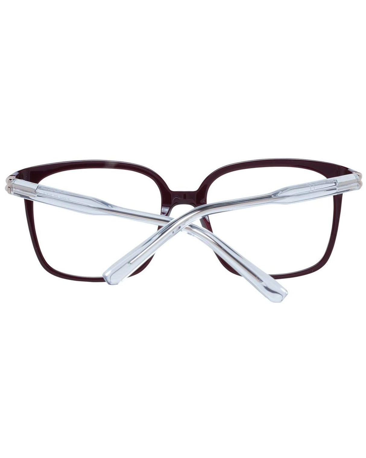 Bally Women's Square Burgundy Optical Frames - One Size