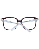 Bally Women's Square Burgundy Optical Frames - One Size - Side View
