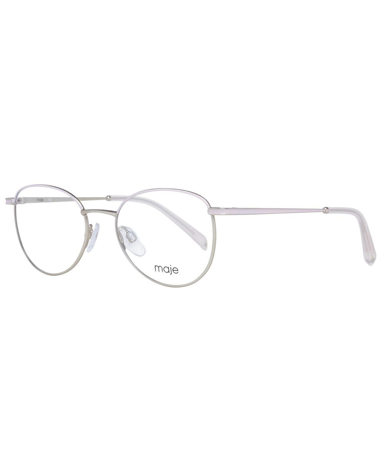 Maje Women's Gold Oval Optical Frames - One Size